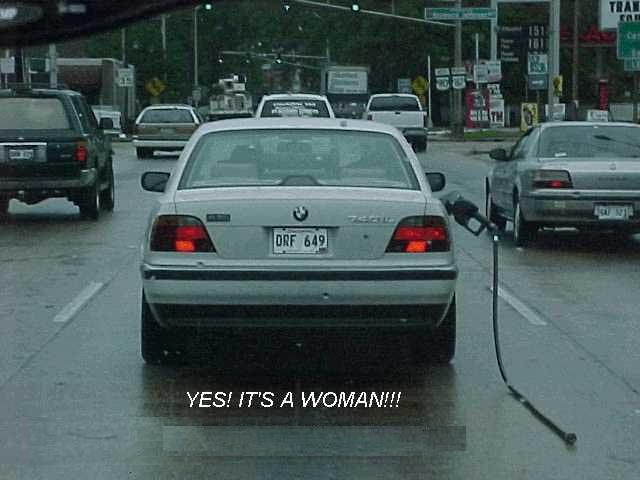 Yes, it's a woman